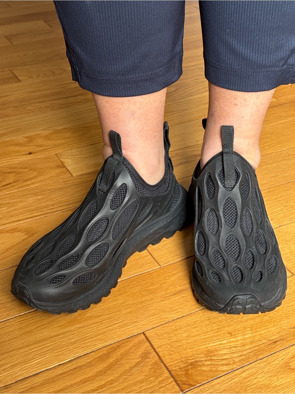 MERRELL Hydro Moc Black Slip On Water Shoes Women’s